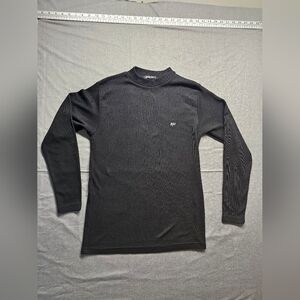 Okasa jeans black fitted sweater ribbed neck black youth xl slim fit